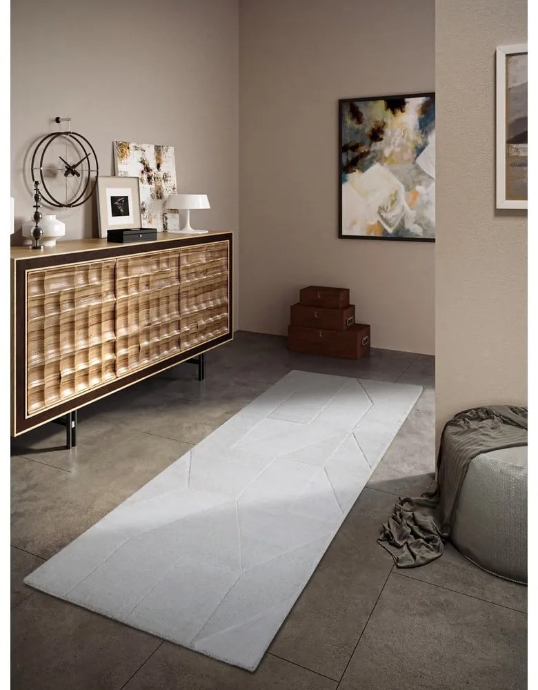 Кремава ръчно изработена вълнена пътека 80x250 cm Ursule – Villeroy&amp;Boch