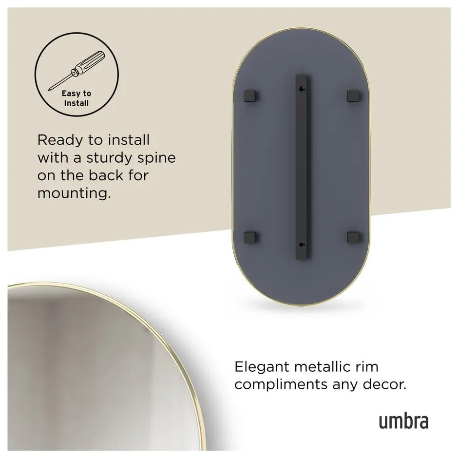 Стенно огледало 46x91 cm Hubba – Umbra