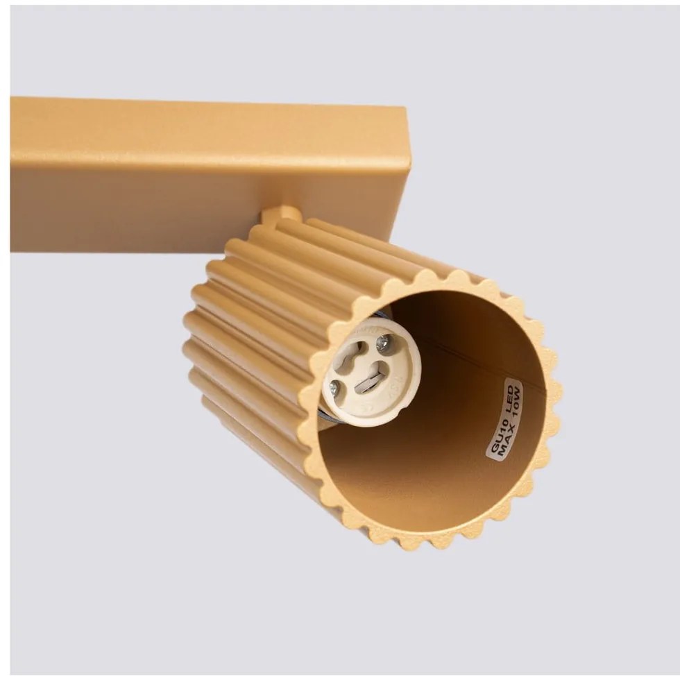 Прожектор в златист цвят 6,5x45 cm Gleam – Sollux