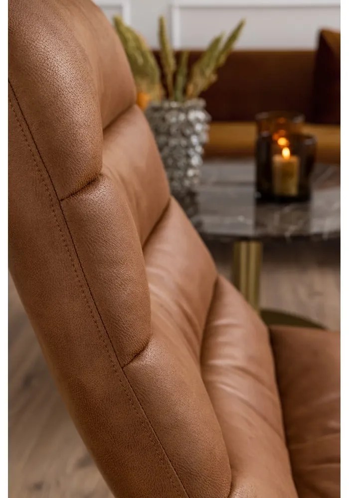 Кафяв фотьойл за релаксация Milford - Actona