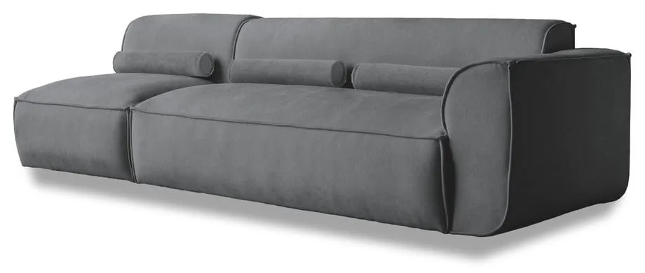 Сив модулна лежанка (десен ъгъл) Flex Felix – Miuform