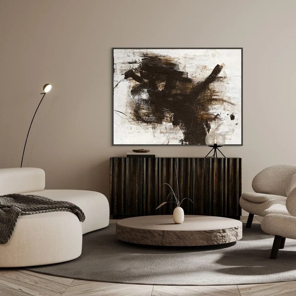 Ръчно рисувана картина с включена рамка/върху платно 121x91 cm The Invisible – Malerifabrikken