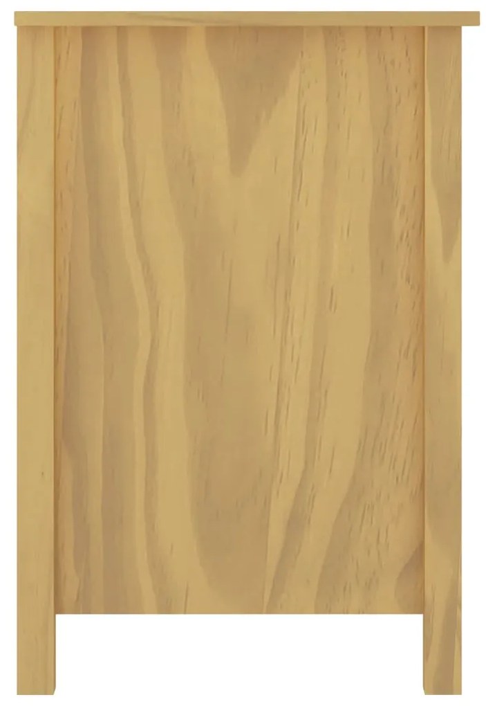 Бюро Hill Range с 3 чекмеджета, 120x50x74 см, бор масив