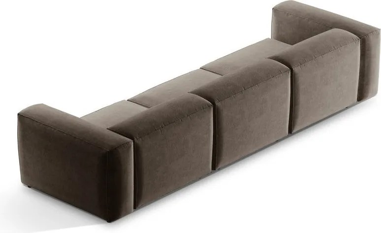 Кафяв диван 364 cm Bergamo – Cosmopolitan Design