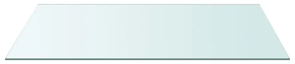 345074 vidaXL Плот за маса прозрачен 50x100 см закалено стъкло