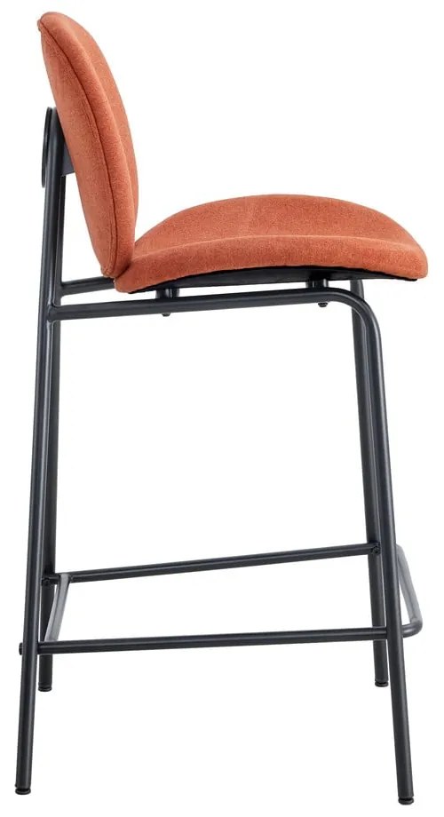 Бар столове в комплект от 2 броя в тухлен цвят (височина на седалката 65 cm) Cori - Marckeric