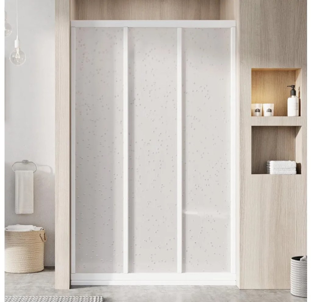 Ravak 00VG01R211 - Душови врати в три части SUPERNOVA 120x198 см бели