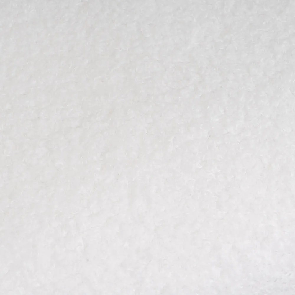 Бяло одеяло от шерпа 130x160 cm Sherpa Bouclé – Casa Selección