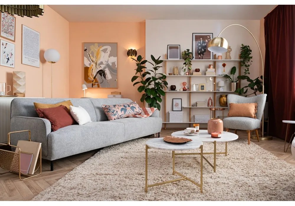 Крем килим Крем, 60x220 cm Vista - Think Rugs