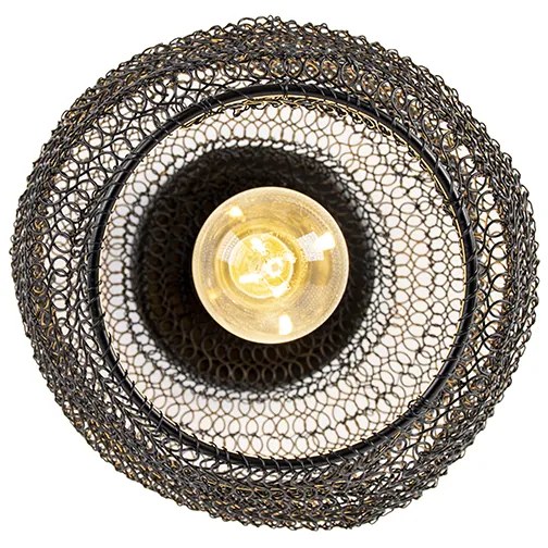 Ориенталска таванна лампа черна - Nidum Bene