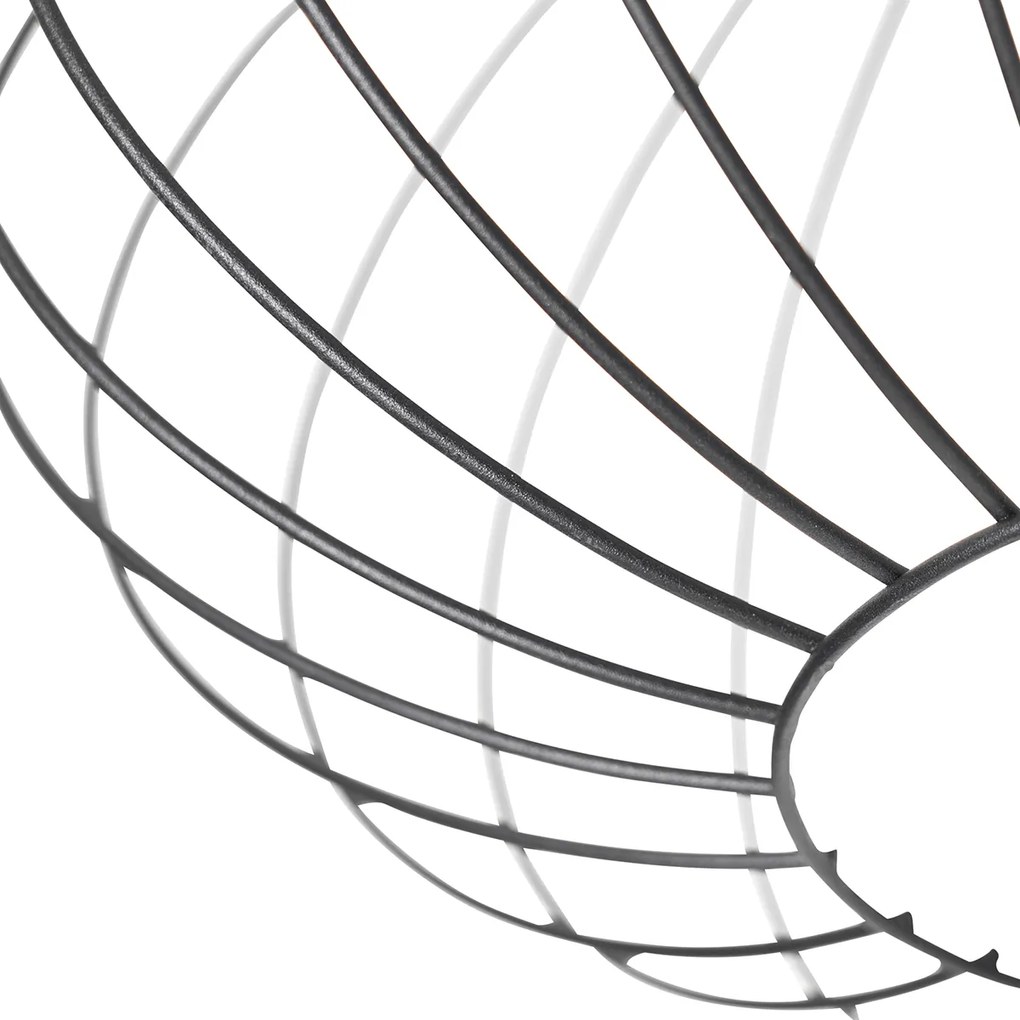 Интелигентна таванна лампа черна с Wi-Fi G95 - Margarita