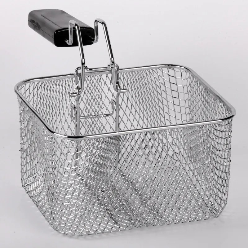 Фритюрник Elite ЕDF-1102, 1200W, 2.5 л, 150-190C, Прозорец за наблюдение, Филтър против миризми, Термостат, Инокс/черен