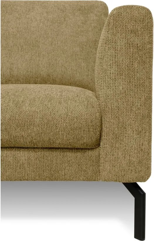 Ъглов диван в цвят горчица (ляв ъгъл) Gomero – Scandic