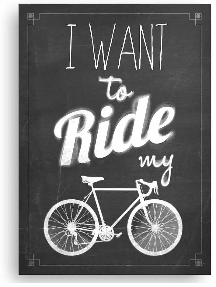 Изображение My Ride, 40 x 60 cm Ride my Bike - Really Nice Things