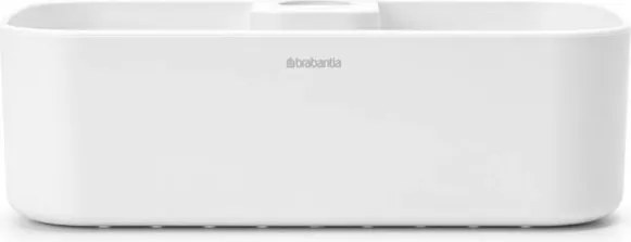 Органайзер за душ Brabantia ReNew 1004187, 7.5х13.3х24.4 см, Дъно с отвори за вода, Устойчивост на корозия, Бял