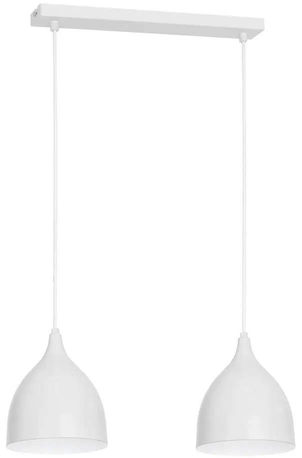 Пендел NOAK 2xE27/15W/230V бял