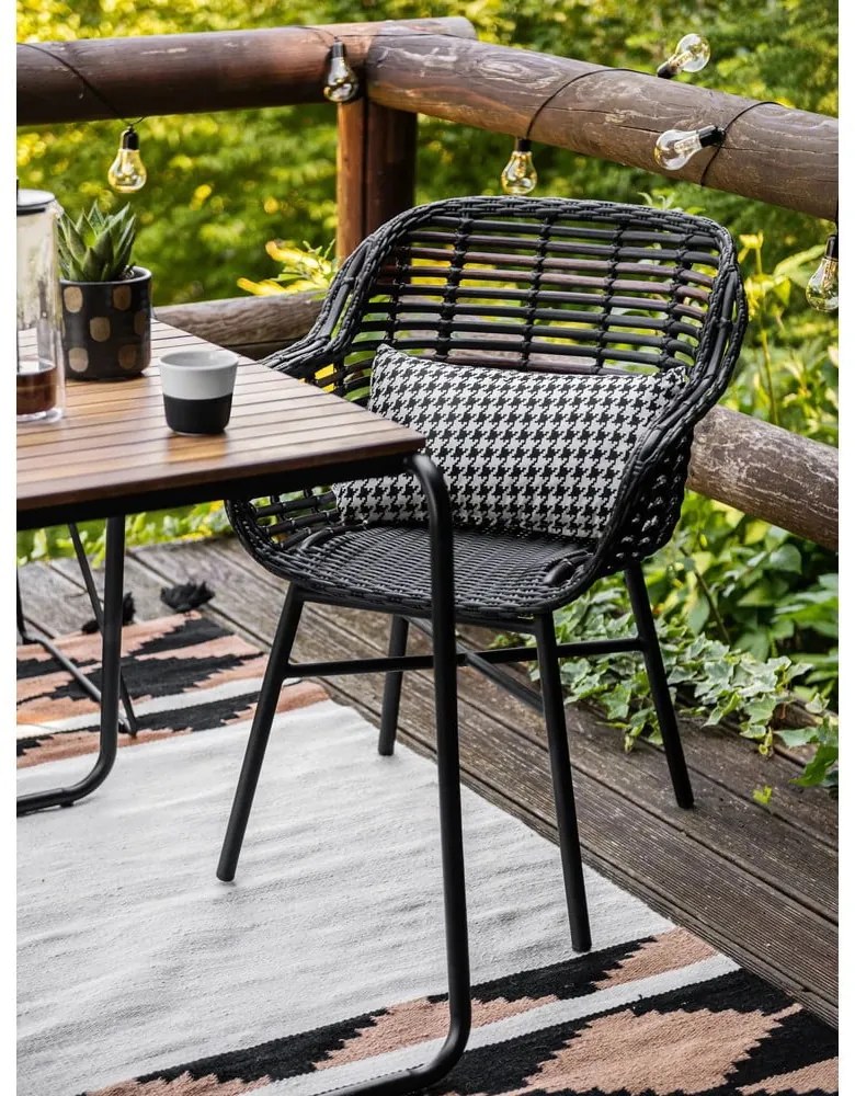 Двустранен килим за открито, изработен от рециклирана пластмаса, 80 x 180 cm Agate - Green Decore