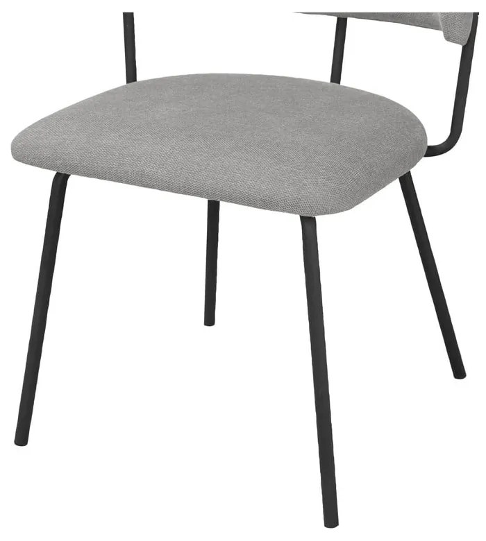 Сиви трапезни столове в комплект от 2 бр. Claudia – Støraa