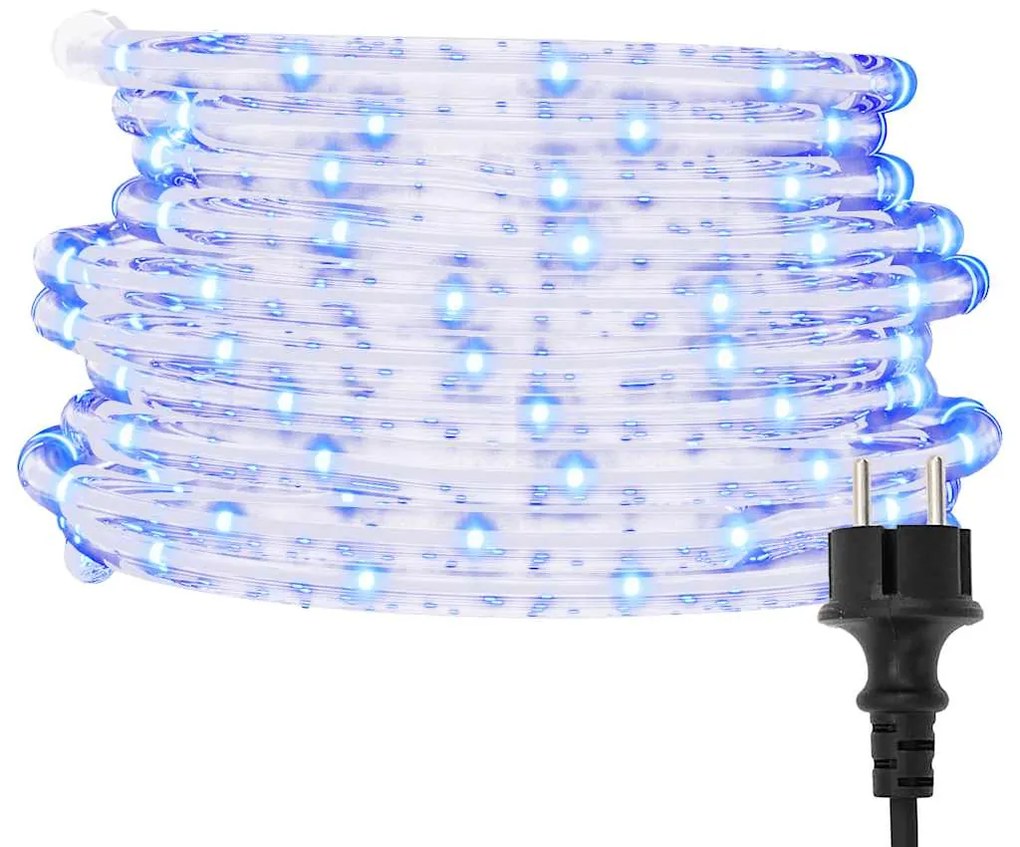 343312 vidaXL Светещ маркуч с 480 светодиода студено бяло 20 м PVC