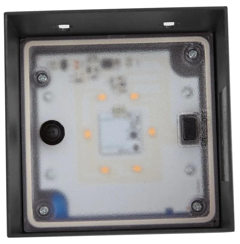 Външна стенна лампа черна вкл. LED 2-светлини IP65 Solar - Charlene