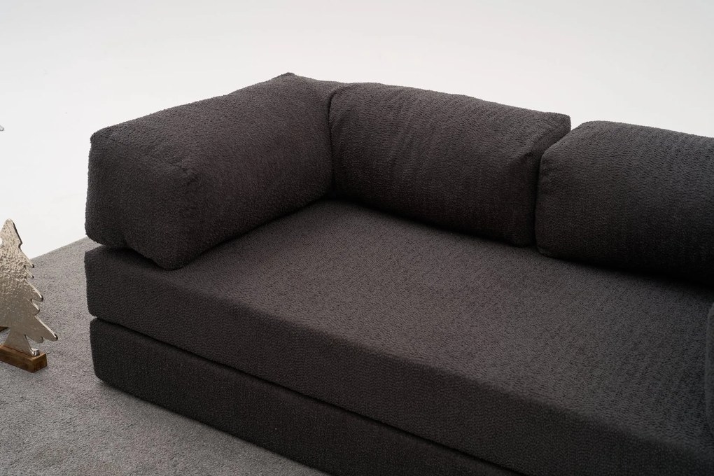Ъглов диван Comfort, цвят Антрацит