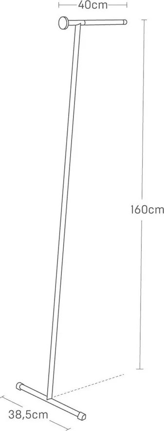 Черна метална стенна закачалка 38,5 cm Tower – YAMAZAKI