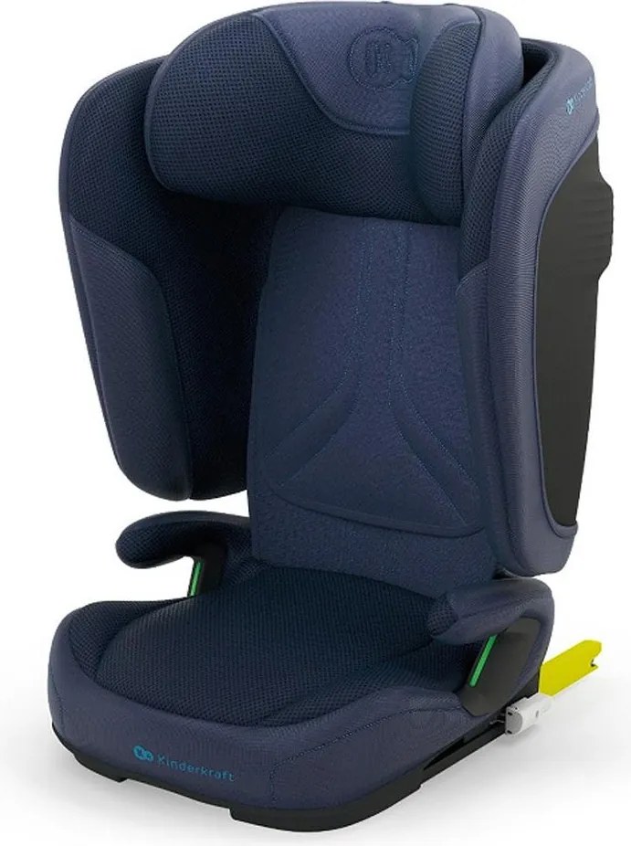 KINDERKRAFT - Сгъваемо детско столче за кола UNITY 2 i-Size 100-150 см тъмносиньо