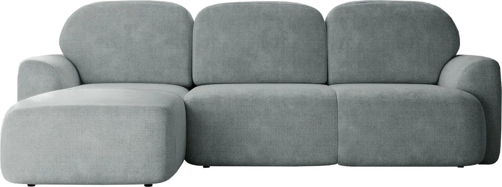 Ъглов диван Nabu-Сиво-Ляв