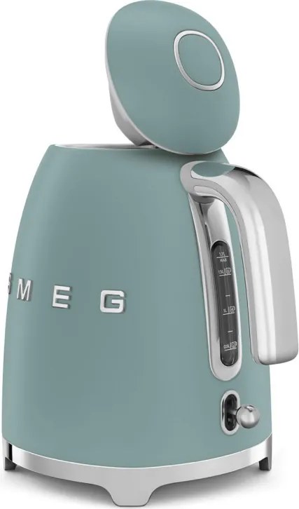Електрическа кана SMEG KLF03EGMEU, 2400 W, 1.7 л, 360° основа, Матово покритие, Изумрудено зелено