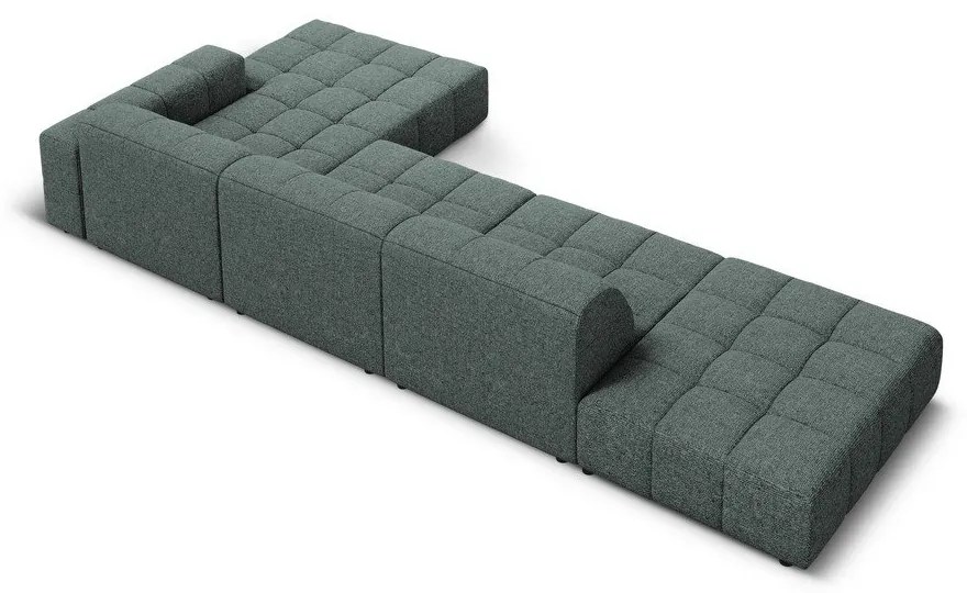 Тюркоазен ъглов диван (десен ъгъл) Chicago - Cosmopolitan Design