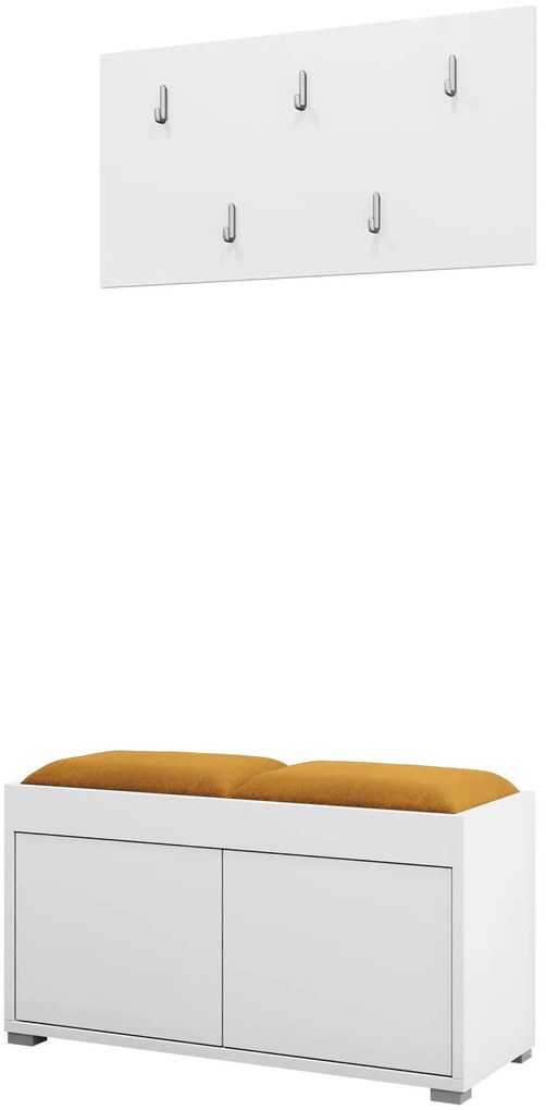 Мебели за антре Gesita-Leuko-Portokali