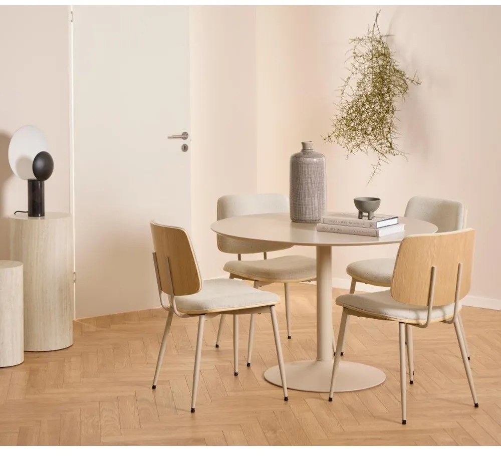 Кремав трапезен стол Owen – Actona