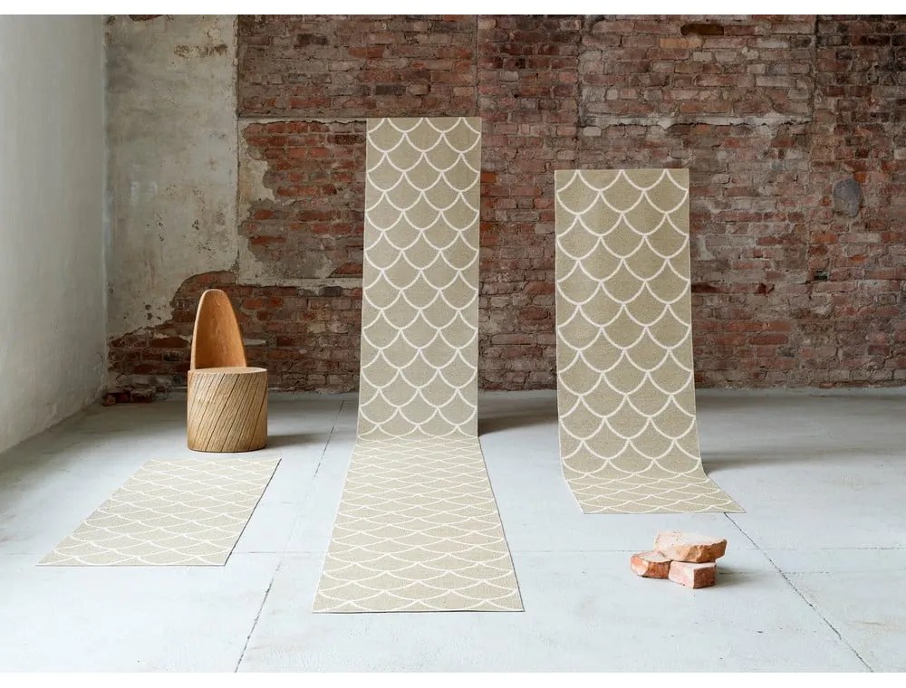 Бежова пътека за открито и закрито 70x300 cm Kotte Sand – Pappelina