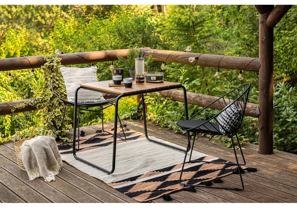 Комплект от 2 черни градински стола Coco - Bonami Selection