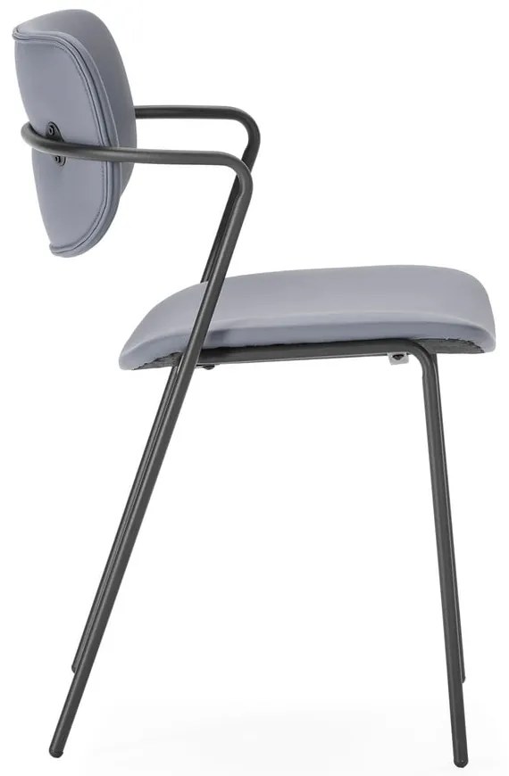 Тъмносиви трапезни столове в комплект от 2 бр. Maika – Marckeric