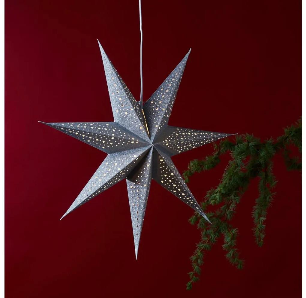 Eglo 410728  - Коледна декорация BLINKA сребърна звезда