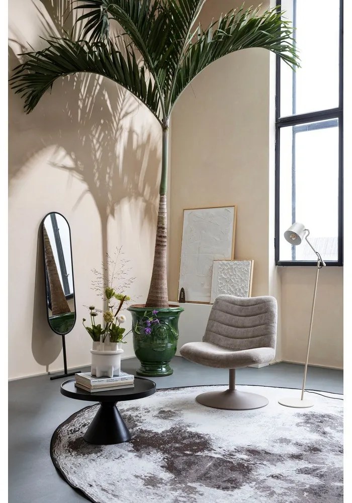 Бежово кадифено кресло Bubba - Zuiver