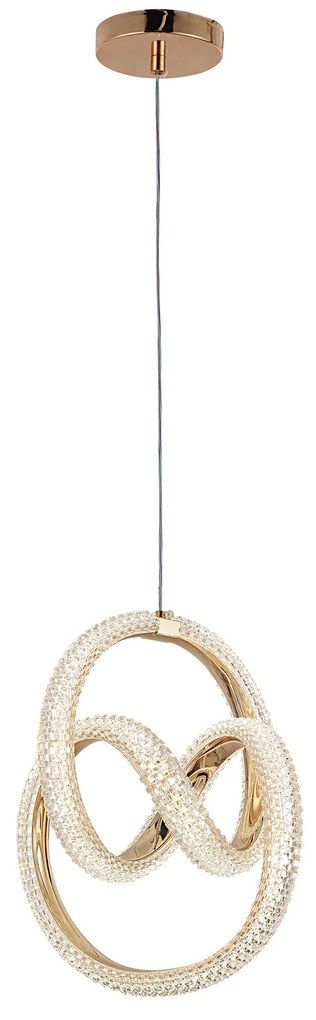 Висяща LED лампа G068-CP Gold