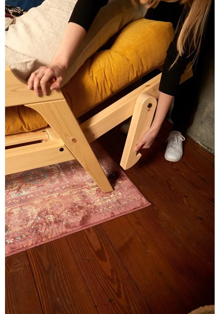 Променлив диван от велур Natural Grab Raw - Karup Design