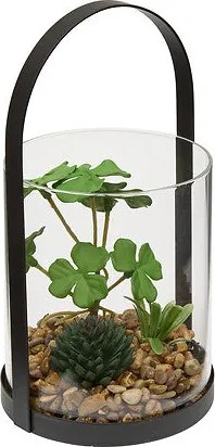 Изкуствено растение atmosphera Wilo Hanging Terrarium, 19 cm, Различни видове