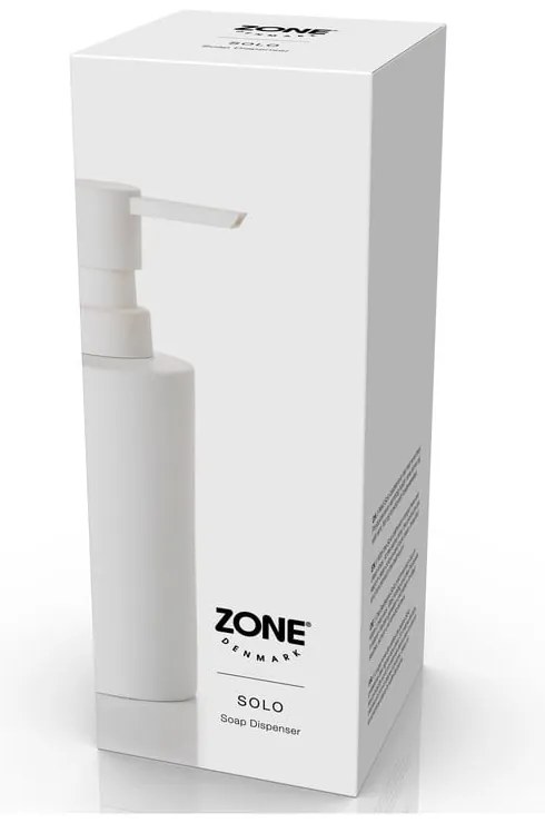 Бял керамичен дозатор за сапун 250 ml Solo - Zone