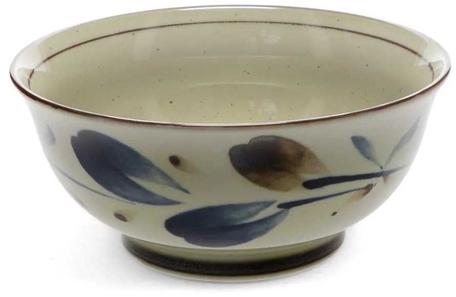 Синьо-бежова порцеланова рамен купичка 1 l Breeze – Rex London