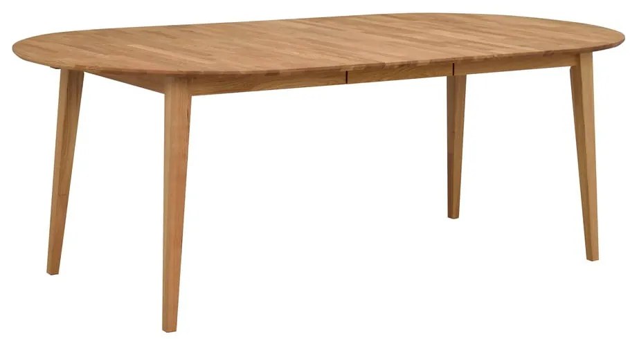 Овална дъбова сгъваема маса за хранене , 170 x 105 cm Filippa - Rowico