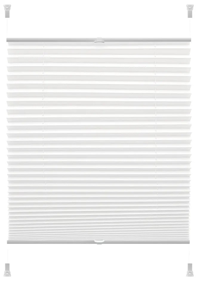Бяла ролетна щора 57x150 cm Plisé Verona Termo – Gardinia