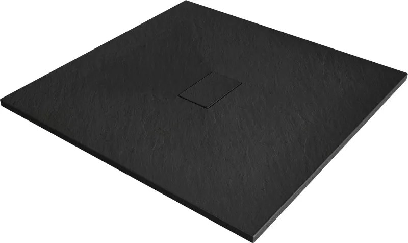 Mexen Hugo квадратен душов поддушник SMC 100 x 100 см, черен - 42701010