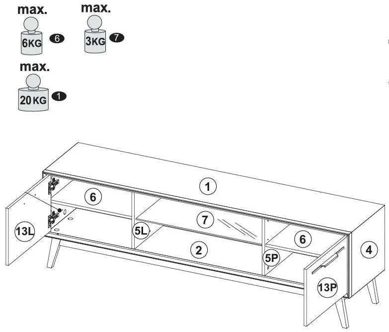 ТВ шкаф Chervil