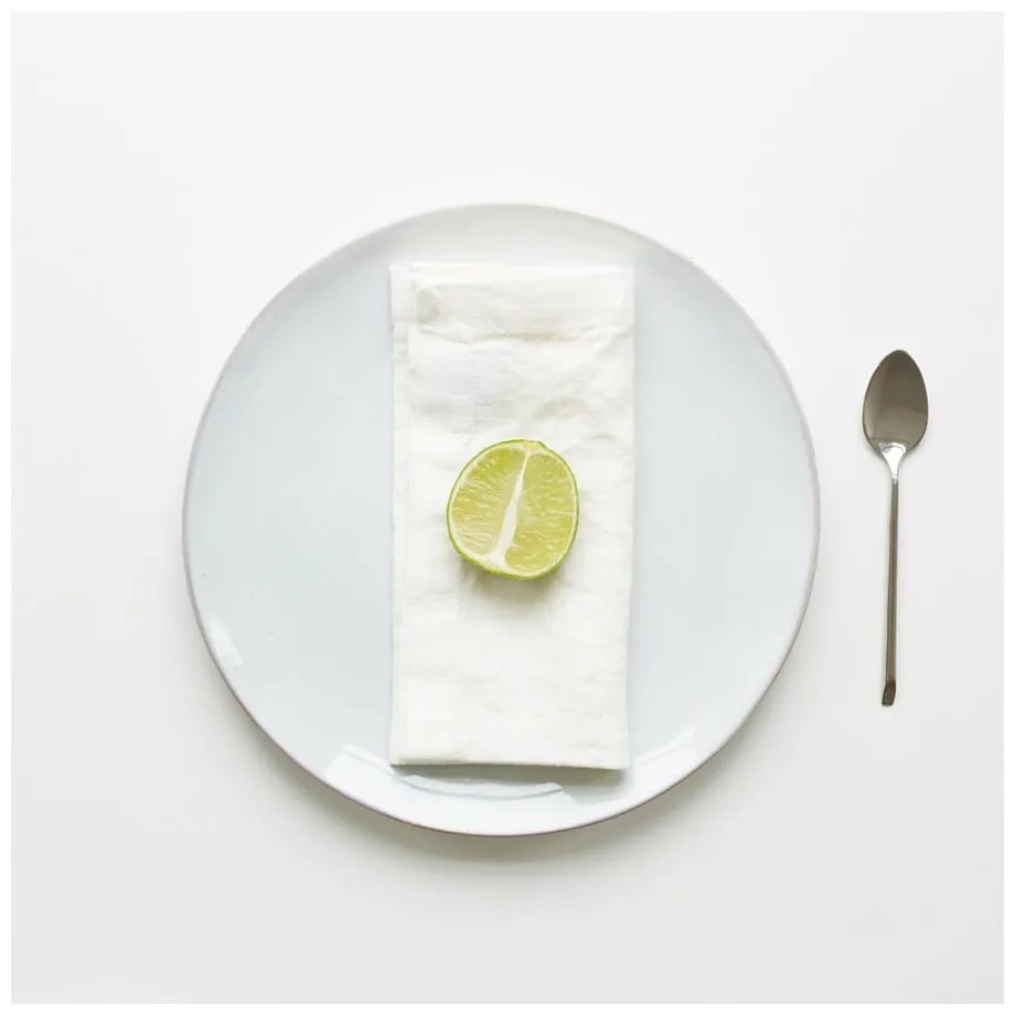 Комплект от 2 бели ленени салфетки - Linen Tales