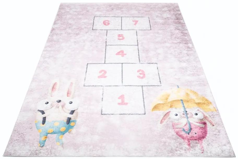 Детски килим с мотив на животни и игри детска стая Ширина: 120 см | Дължина: 170 см