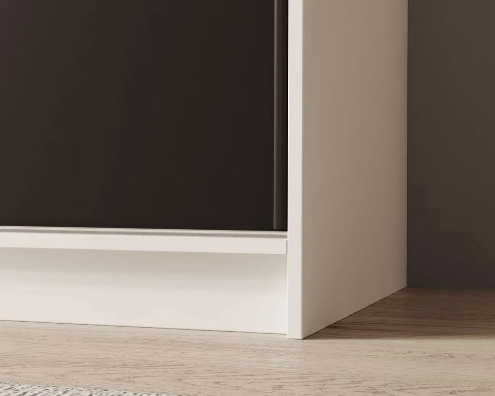 Гардероб Belfast 120 плъзгащ се-Leuko-Мауро