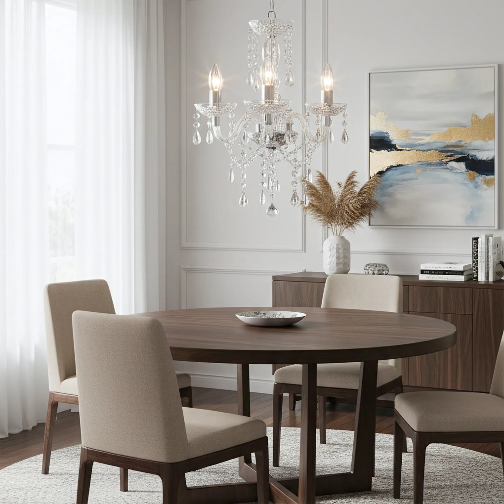 ЛАМПА EBT006-3CP TRANSPARENT